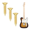 thumbnail image 3 of 50pcs 12*2.5mm Electric Bass Guitar Pickguard Screws BackPlate Rod Cover Mounting Screws(Gold, 3 of 7