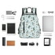 thumbnail image 4 of Disketp Winter Wonderland Light Blue Mochila Ligera e Impermeable, Mochila de Día Resistente para Viajes, Senderismo y Uso Diario para Hombre y Mujer, 4 of 7
