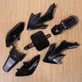 thumbnail image 3 of Carenado de plástico negro para Honda CRF XR 50 CRF 125cc SSR PRO Pit Dirt Bike Ndcxsfigh Accesorios para autos y motos, 3 of 6