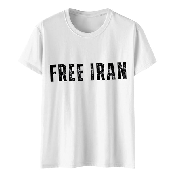Camiseta de Manga Corta Impresa, Desgaste Diario Casual, 95% Poliéster 5% Spandex, Tops de Cuello Redondo para Mujeres