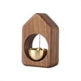 thumbnail image 1 of Timbre de Puerta de Madera, Campanas de Viento, Timbre Inalámbrico, Timbre de Entrada, Timbre de Viento , Decoración del Hogar B, 1 of 5