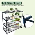 thumbnail image 3 of Plant Stand,4 Tier 2 Pack Plant Display Rack Shelf Stand,Greenhouse Shelves for Plants,Flower Pot Holder for Home Balcony Yard Indoor Outdoor, 3 of 6