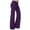 Purple, variant on GJSYRH Cargo Pants Women Baggy Wide Leg Yoga Pants Stretchy Bootcut Flare Trousers High Waisted Loose Casual Sweatpants