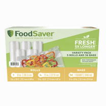 FoodSaver Vacuum Sealer Rolls and Bags Variety Pack