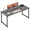 Grey, variant on 63" Computer Desk, Modern Office, Study & Gaming Desk with Storage, Large Legroom, Sturdy Metal Frame