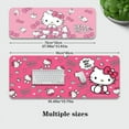 thumbnail image 5 of Pink Kitty Gaming Mouse Pad Kitty Mouse Mat with Stitched Non-Slip Rubber Base Table Decorations Mat for Fans (KT Cat10, 35.43 * 15.75in), 5 of 6