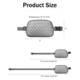 thumbnail image 4 of Aesthetic Mini Belt Bag – Waterproof Fanny Pack, Adjustable for Travel, Commuting, Outdoor (Nordic Style), 4 of 4