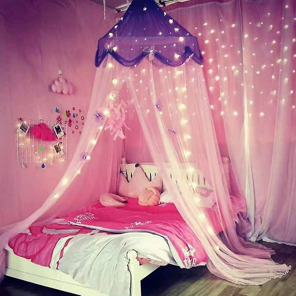 Bed Canopy With Lights Bed Canopy Curtains For Girls Toddler Bed Canopy For Girls