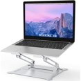 thumbnail image 2 of Besign LS05 Aluminum Laptop Stand, Ergonomic Adjustable Notebook Stand, Riser Holder Computer Stand Compatible with Air, Pro, Dell, HP, More 10-15.6" Laptops (Silver), 2 of 8
