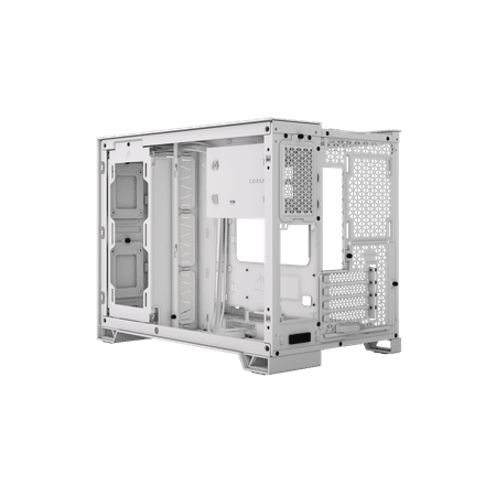 CORSAIR - 2500X Micro ATX Mid-Tower Dual Chamber SFF Case - White
