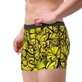 thumbnail image 4 of Bingfone Yellow Butterflies Men's Underwear - Casual Stretch Boxer Briefs-XX-Large, 4 of 9