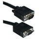 QVS CC320B-15 15 ft. Premium VGA HD15 Mâle à Femelle Extension de Bouclier Câble Noir – image 1 sur 1