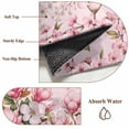 thumbnail image 6 of Entryway Rug 2'x3', Pink Orchid Small Rug for Kitchen Bathroom Door Mat Indoor Entrance, Spring Floral Flowers Leaves Botanical Non-Slip Area Rugs Floor Mats Carpet Front Door Rugs, 6 of 8