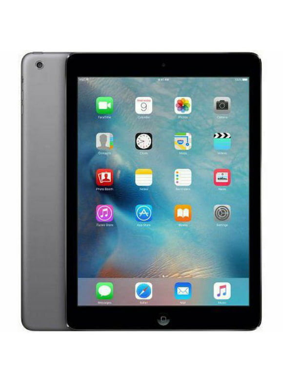 Restored Apple iPad Air 16GB, Wi-Fi, 9.7 - Space Gray - (MD785LL/A ) (Refurbished)