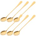 thumbnail image 4 of 6pcs Espresso Spoons Coffee Spoon Stainless Steel Spoons Dessert Long Metal Spoons, 4 of 8