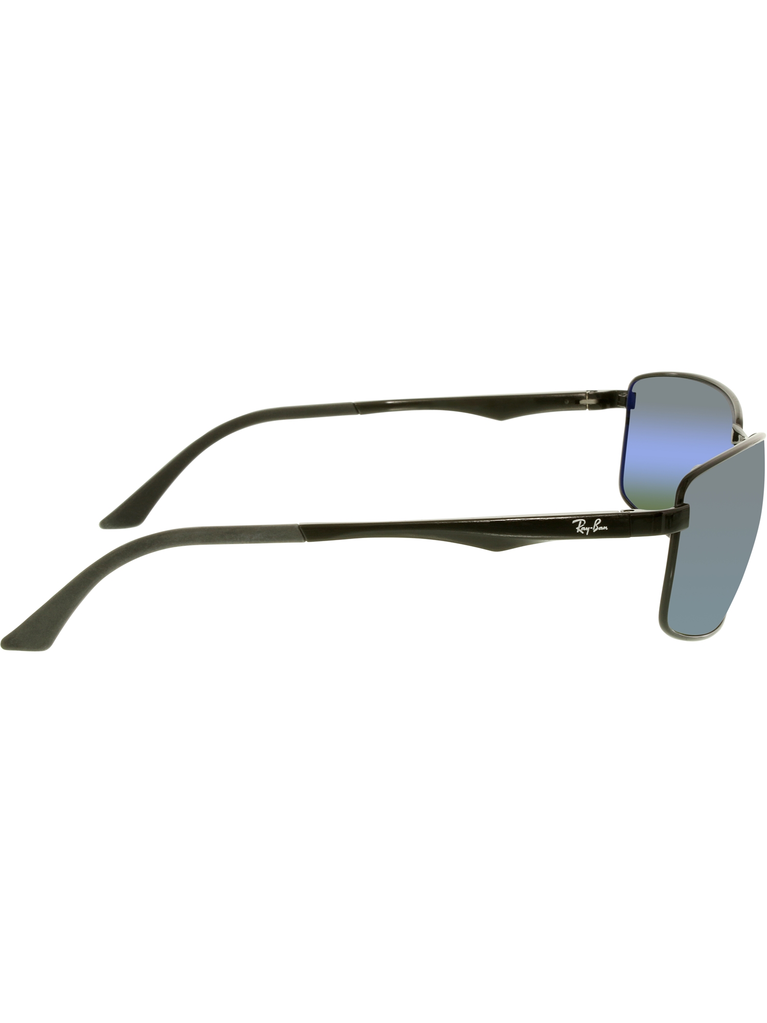 Ray Ban RB 3498 002/9A - Black/Green Polarized by Ray Ban for Men - 64-17-135 mm Sunglasses - image 2 of 3
