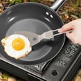 thumbnail image 1 of Vrorvz Stainless Steel Camping Folding Spatula Set Multifunctional Cooking Tools Glossy Easy Clean Locking Mechanism Portable Versatile for Outdoor Activities BBQ Hikes, 1 of 5