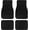 Dark Gray, variant on 4 Piece Checkered Car Floor Mats Set, Universal Fit Plaid Carpet Auto Floor Liners with Non-Slip Backing, All Weather Vehicle Foot Mats for Cars SUVs Trucks Vans, Front & Rear Full Set