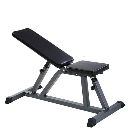 Ktaxon 50 L X 23 W X 18 47 H Adjustable Folding Ab Crunch Bench