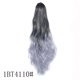 thumbnail image 1 of Pelucas con flequillo para mujer, peluca ondulada suelta, peluca con clip, cola de caballo, longitud media, peluca de seda de alta temperatura, cabello largo y dulce., 1 of 2
