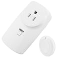 thumbnail image 4 of Wireless Remote Socket Remote Control Socket Remote Control Outlet Remote Power Outlet Household Wireless Remote Control Power Socket Outlet Switch For Lamp US Plug, 4 of 8