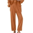 thumbnail image 2 of Simua Wide Leg Pants Woman High Waisted Fashion Suit Pants, 2 of 6