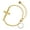 Silver, variant on Silver-tone Hammered Karma Ring - Gold Tone Joshua 1:9 Strong and Courageous Engraved Cross Charm Bracelet, 6.5+1.5" Extender