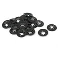 thumbnail image 4 of Uxcell 4mm x 12mm Metal Quicklock Star Speed Lock Locking Washers 20 Pack, 4 of 4