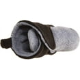 thumbnail image 7 of Hudson Baby Baby and Toddler Cozy Fleece Booties, Black Heather Gray, 12-18 Months, 7 of 7