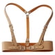 thumbnail image 1 of Cinturón de cuero PU Sonducket para mujer Underbust Corset Steampunk Cincher Beige 66 a 82 cm, 1 of 1