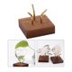 thumbnail image 4 of 2 PCS Display Stand Walnut Base for Fossil Coral Geodes Mineral, 4 of 5