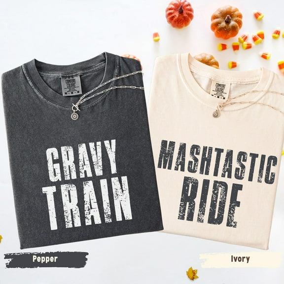 Thanksgiving Shirt: Funny Couples Matching Tee