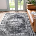 thumbnail image 3 of Unique Loom Lucerne Collection Area Rug - Pilatus (7' 10" x 10' Rectangle Gray/Black), 3 of 10