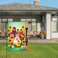 thumbnail image 3 of Amhnf Welcome Chickens And Sunflowers Garden Flag For Home Outdoor Garden Yard Decor 12x18 inch, 3 of 5