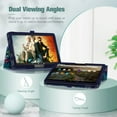 thumbnail image 6 of Fintie Folio Case for Fire HD 10 and 10 Plus Tablet (13th/11th Generation, 2023/2021 Release, Slim Fit Standing Cover with Auto Sleep / Wake, Jungle Night, 6 of 9