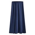 thumbnail image 4 of ZHOGXU Elegant Midi Skirts For Womens Solid Color High Waist Straight With Slit New Clothes 2026, 4 of 4
