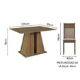 thumbnail image 3 of Juego de Comedor Madesa Beverly mesa y 6 Sillas MDP MDF, 3 of 10