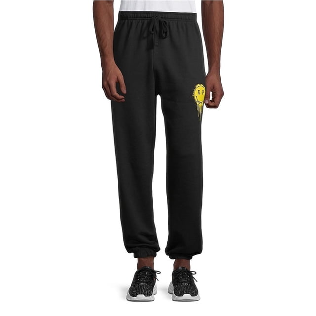 Pantalones Jogger Casual Elevenparis Hombre Smiley negro 2XL/31