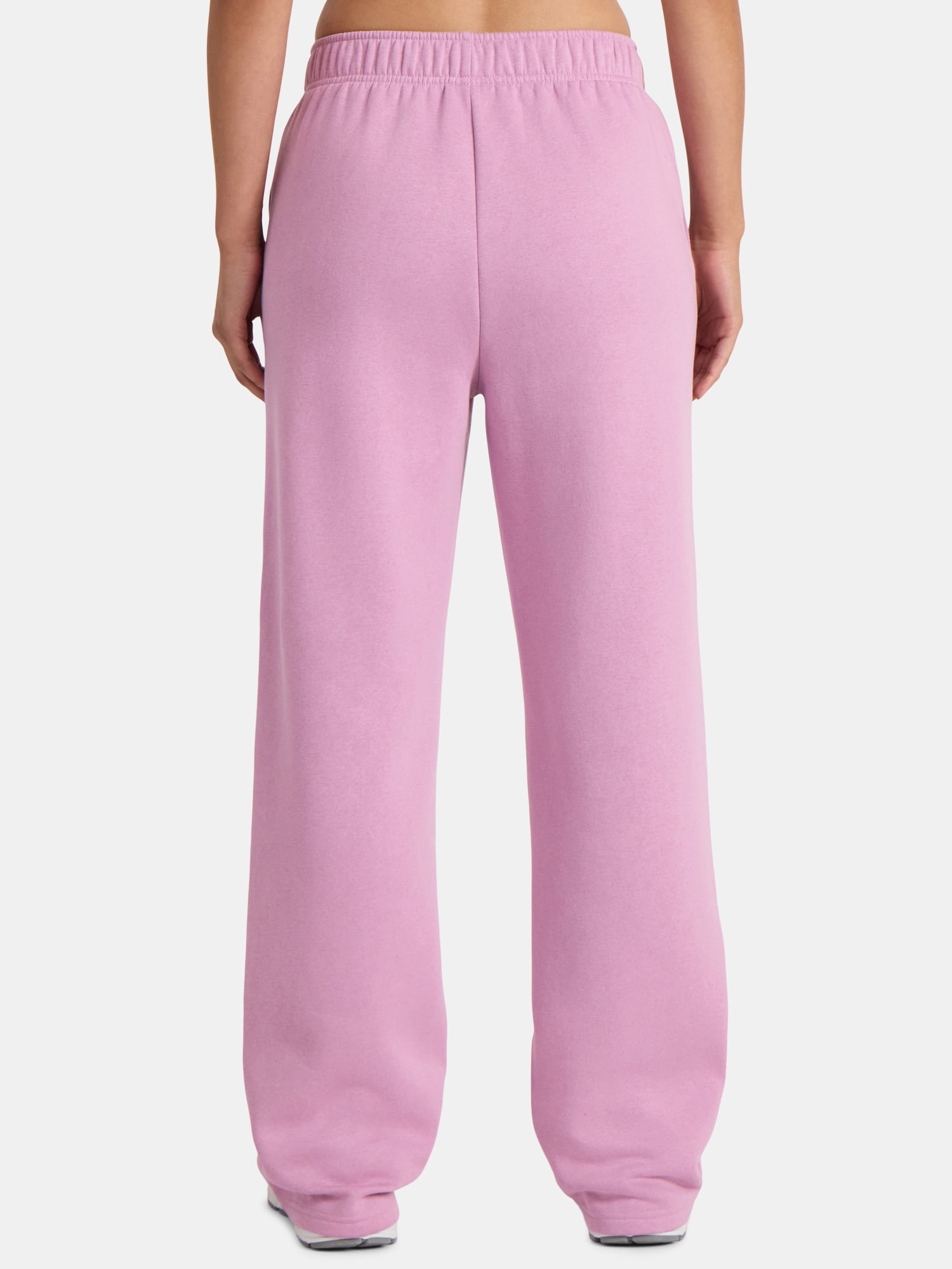 Athletic Works Women's Fleece Pants with Pockets, 30" Inseam, Sizes XS-XXXL
