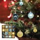 thumbnail image 1 of Fiudx Adornos para Árbol de Navidad, 44 Bolas Irrompibles, Diseño Multicolor Vibrante, Fáciles de Colgar, Decoración Festiva, Perfectos para Fiestas, Tamaño de 3 Cm, Material Plástico., 1 of 6