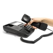 2 Pack Comtrue Telephone Cord, Phone Cord,Handset Cord,, Universally Compatible(Black,+white)