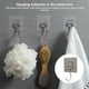thumbnail image 5 of Billuyoard Percha de almacenamiento con gancho automático, estante de pared ajustable para cocina y baño Almacenamiento y organización del hogar gris S7*7cm, 5 of 6