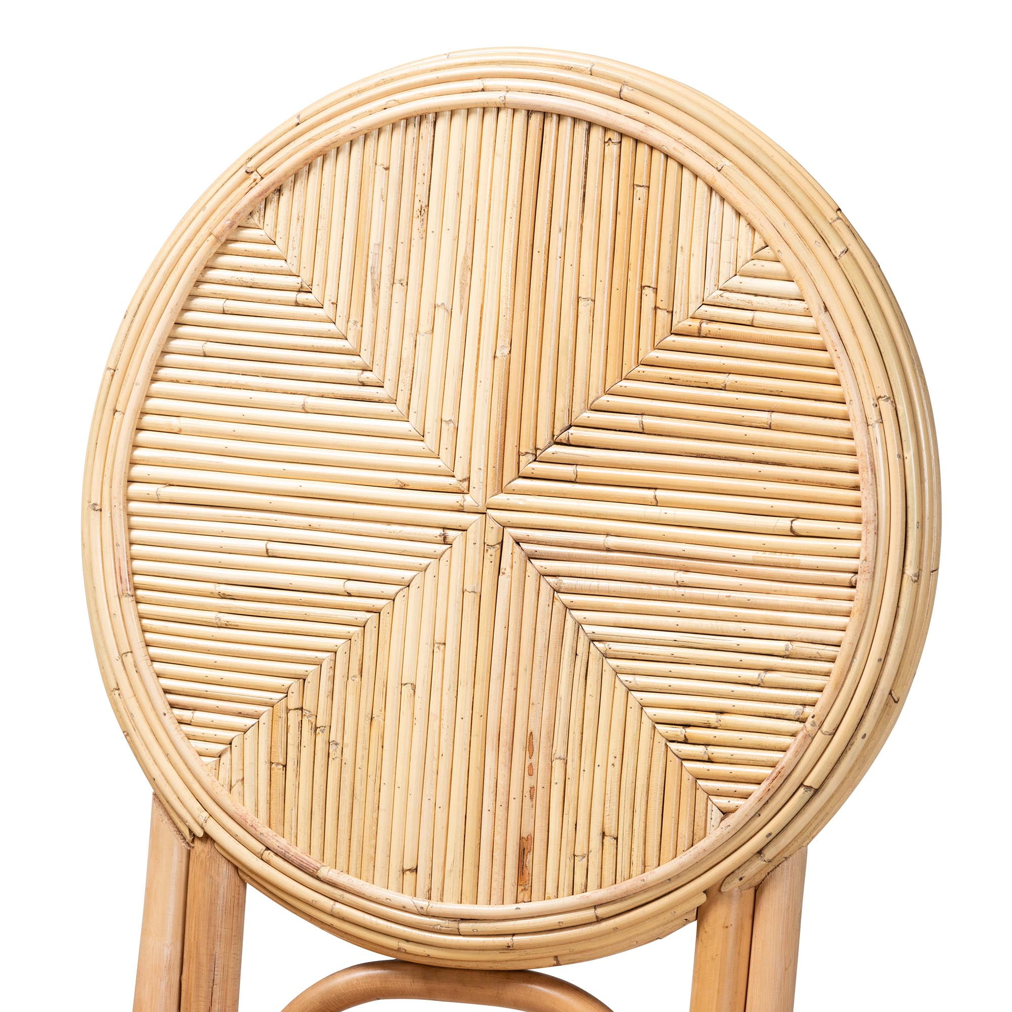 bali & pari Carita Rattan BOHO Dining Chair, Natural Brown