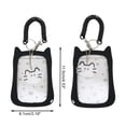 thumbnail image 3 of Unique Bargains 1 Pc ID Badge Holder Cat Keychain Card Holder Black, 3 of 5