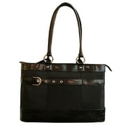 Women's Belted Laptop Bag, Black