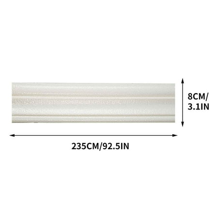 

QiwagFerng Selfadhesive Skirting Waistline Wall Edging Self Adhesive