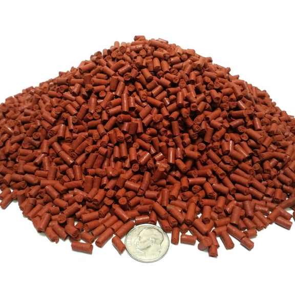 Aquatic Foods Color Enhancing Bits, with Astaxanthin for bringing out the Reds in your Fish - 1/8-lb