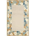 thumbnail image 2 of SAFAVIEH Martha Stewart Poppy Floral Border Area Rug, Cornucopia Beige, 4' x 6', 2 of 5