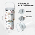 thumbnail image 3 of 30 Oz New Mom Tumbler with Handle and Straw, Stainless Steel New Mother Coffee Cups Birthday Gift Ideas for New Mom, Mothers Day Gifts Ideas for First Time Moms, 3 of 6