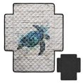 thumbnail image 2 of Kuiaobaty Wooden Turtle Print 1 Piece Reclining Seat Cushion Slipcover, Non Slip Waterproof Recliner Sofa Cover, Breathable Stain Resistant Furniture Protector for Living Room, 2 of 7